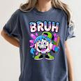 Bruh Baseball Drip Boys Youth Ice Cream Dripping Baseball Women's Comfort Colors T-Shirt Moss Bruh Baseball Drip Boys Youth Ice Cream Dripping Baseball Women's Comfort Colors T-Shirt Moss
