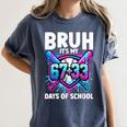 Bruh It's My 67 33 Days Of School Baseball 100 Days Smarter Women's Comfort Colors T-Shirt Moss Bruh It's My 67 33 Days Of School Baseball 100 Days Smarter Women's Comfort Colors T-Shirt Moss