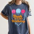 Bruh It's My Birthday Ice Cream Drip Baseball Birthday Women's Comfort Colors T-Shirt Moss Bruh It's My Birthday Ice Cream Drip Baseball Birthday Women's Comfort Colors T-Shirt Moss