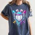 Bunny Baseball Hat With Ice Cream Easter Day Boys Kids Girls Women's Comfort Colors T-Shirt Moss