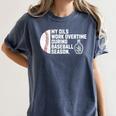 Busy Baseball Mom Essential Oils Meme For Oily Baseball Mom Women's Comfort Colors T-Shirt Moss Busy Baseball Mom Essential Oils Meme For Oily Baseball Mom Women's Comfort Colors T-Shirt Moss