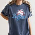 Busy Raising Ballers Baseball Mom Group Tee Women's Comfort Colors T-Shirt Moss