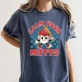 Calm Your Mitts Baseball Mom Sport Lover Women's Comfort Colors T-Shirt Moss Calm Your Mitts Baseball Mom Sport Lover Women's Comfort Colors T-Shirt Moss
