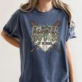 Camo 100 Days Of School Baseball Home Plate Drip Boy Kids Women's Comfort Colors T-Shirt Moss