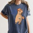 Capybara Calm Your Mitts Baseball Mom Sport Lover Tee Women's Comfort Colors T-Shirt Moss
