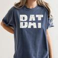 Cool Bat Dad Baseball Tee Women Kids Women's Comfort Colors T-Shirt Moss