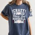 Crazy Proud Always Loud Baseball Mom Saying Graphic Premium Tri-Blend Women's Comfort Colors T-Shirt Moss Crazy Proud Always Loud Baseball Mom Saying Graphic Premium Tri-Blend Women's Comfort Colors T-Shirt Moss