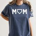 Cute Baseball Mom Favorite Player Mother's Day Women's Comfort Colors T-Shirt Moss Cute Baseball Mom Favorite Player Mother's Day Women's Comfort Colors T-Shirt Moss