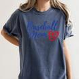 Cute Baseball Mom Heart Matching Mama Mother's Day Women's Women's Comfort Colors T-Shirt Moss