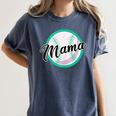 Cute Mama Script Font On Baseball Mom Women's Comfort Colors T-Shirt Moss Cute Mama Script Font On Baseball Mom Women's Comfort Colors T-Shirt Moss