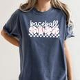 Cute Sports Baseball Mom Game Day Women's Comfort Colors T-Shirt Moss