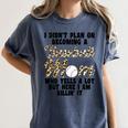 I Didn't Plan On Becoming a Baseball Mom Baseball Women's Comfort Colors T-Shirt Moss I Didn't Plan On Becoming a Baseball Mom Baseball Women's Comfort Colors T-Shirt Moss