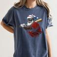 Dominican Republic Santa Christmas Baseball Beisbol Women's Comfort Colors T-Shirt Moss Dominican Republic Santa Christmas Baseball Beisbol Women's Comfort Colors T-Shirt Moss