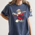 Dominican Santa Christmas Beisbol Baseball Dominicano Women's Comfort Colors T-Shirt Moss Dominican Santa Christmas Beisbol Baseball Dominicano Women's Comfort Colors T-Shirt Moss