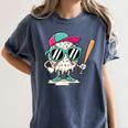 Dripping Baseball Baseball Lover Player Baseballer Women's Comfort Colors T-Shirt Moss Dripping Baseball Baseball Lover Player Baseballer Women's Comfort Colors T-Shirt Moss