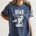Edwin Diaz Los Angeles D Baseball Players MLBEDD201M Women's Comfort Colors T-Shirt Moss