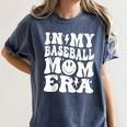 Family Mama In My Baseball Mom Era Women's Comfort Colors T-Shirt Moss