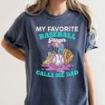 My Favorite Baseball Player Calls Me Dad Ice Cream Drip Women's Comfort Colors T-Shirt Moss My Favorite Baseball Player Calls Me Dad Ice Cream Drip Women's Comfort Colors T-Shirt Moss
