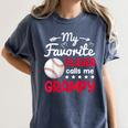 My Favorite Player Calls Me Grampy Baseball Grampy Women's Comfort Colors T-Shirt Moss My Favorite Player Calls Me Grampy Baseball Grampy Women's Comfort Colors T-Shirt Moss