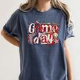 Game Day Baseball Leopard Coquette Bow Mama Mom Sister Women's Comfort Colors T-Shirt Moss Game Day Baseball Leopard Coquette Bow Mama Mom Sister Women's Comfort Colors T-Shirt Moss