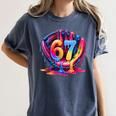Gen Alpha Slang Ice Cream Drip Six Seven 67 Baseball Catcher Women's Comfort Colors T-Shirt Moss