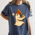 Ghost Baseball Halloween Costume Men Boys Kids Women's Comfort Colors T-Shirt Moss