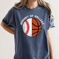 Granny Of Ballers Baseball Basketball Grandma Granny Women's Comfort Colors T-Shirt Moss Granny Of Ballers Baseball Basketball Grandma Granny Women's Comfort Colors T-Shirt Moss