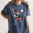 Halloween Skeleton Playing Baseball 67 Six Seven Meme Women's Comfort Colors T-Shirt Moss Halloween Skeleton Playing Baseball 67 Six Seven Meme Women's Comfort Colors T-Shirt Moss