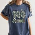 Happy 100th Day Of School Baseball Camo Boys Kids Toddler Women's Comfort Colors T-Shirt Moss