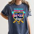 Happy 6733 Days Of School Baseball Drip 100th Day Of School Women's Comfort Colors T-Shirt Moss Happy 6733 Days Of School Baseball Drip 100th Day Of School Women's Comfort Colors T-Shirt Moss