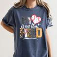 My Heart Is On That Field Mother's Day Baseball Mom Women Women's Comfort Colors T-Shirt Moss