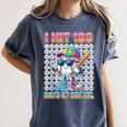 I Hit 100 Days Of School Baseball Ice Cram Drip 100th Boys Women's Comfort Colors T-Shirt Moss I Hit 100 Days Of School Baseball Ice Cram Drip 100th Boys Women's Comfort Colors T-Shirt Moss