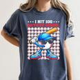 I Hit 100 Days Of School Baseball Player Kids Boys Son Women's Comfort Colors T-Shirt Moss I Hit 100 Days Of School Baseball Player Kids Boys Son Women's Comfort Colors T-Shirt Moss