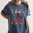 Ho Ho Homerun Xmas Sports Player Baseball Ugly Christmas Women's Comfort Colors T-Shirt Moss Ho Ho Homerun Xmas Sports Player Baseball Ugly Christmas Women's Comfort Colors T-Shirt Moss