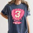 Ice Cream Baseball Glove 3rd Birthday Edition Women's Comfort Colors T-Shirt Moss Ice Cream Baseball Glove 3rd Birthday Edition Women's Comfort Colors T-Shirt Moss