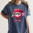 Ice Cream Drip Baseball Valentine's Day Spots Baseball Drip Women's Comfort Colors T-Shirt Moss