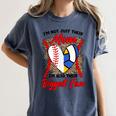 I'm Their Biggest Fan Volleyball Baseball Mom Women's Comfort Colors T-Shirt Moss