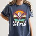 I'm Not Just His Mom Baseball Moms Baseball Mothers Women's Comfort Colors T-Shirt Moss