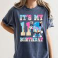 It's My 11th Birthday Baseball Ice Cream Drip Theme Women's Comfort Colors T-Shirt Moss It's My 11th Birthday Baseball Ice Cream Drip Theme Women's Comfort Colors T-Shirt Moss