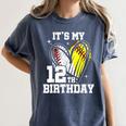 It's My 12th Birthday Baseball Softball Heart 12 Year Old Women's Comfort Colors T-Shirt Moss It's My 12th Birthday Baseball Softball Heart 12 Year Old Women's Comfort Colors T-Shirt Moss