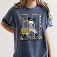 Jackson Chourio Milwaukee MLB Baseball Player MLBJCH202M Women's Comfort Colors T-Shirt Moss Jackson Chourio Milwaukee MLB Baseball Player MLBJCH202M Women's Comfort Colors T-Shirt Moss