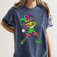 Jester Baseball Mardi Gras Carnival Sport Men Boy Teen Kids Women's Comfort Colors T-Shirt Moss Jester Baseball Mardi Gras Carnival Sport Men Boy Teen Kids Women's Comfort Colors T-Shirt Moss