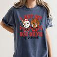 I Just Hit 100 Days Of School Baseball 100th Day Teacher Kid Women's Comfort Colors T-Shirt Moss I Just Hit 100 Days Of School Baseball 100th Day Teacher Kid Women's Comfort Colors T-Shirt Moss
