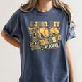 I Just Hit 100 Days Of School Baseball Teacher Student Retro Women's Comfort Colors T-Shirt Moss I Just Hit 100 Days Of School Baseball Teacher Student Retro Women's Comfort Colors T-Shirt Moss