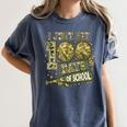 I Just Hit 100 Days Of School Camouflage Baseball Women's Comfort Colors T-Shirt Moss I Just Hit 100 Days Of School Camouflage Baseball Women's Comfort Colors T-Shirt Moss