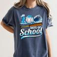 Kid 100 Days Of School Drip Baseball Ice Cream 100th Day Boy Women's Comfort Colors T-Shirt Moss