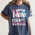 Kids 100 Days Of School Boys 100th Day Baseball Drip Toddler Women's Comfort Colors T-Shirt Moss
