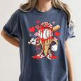 Kids Baseball Drip Ice Cream Apparel Kids Boys Valentine Women's Comfort Colors T-Shirt Moss