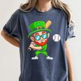 Kids St Patricks Day Shirt Leprechaun Baseball Boys Men Women's Comfort Colors T-Shirt Moss Kids St Patricks Day Shirt Leprechaun Baseball Boys Men Women's Comfort Colors T-Shirt Moss
