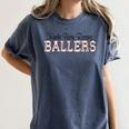 Kinda Busy Raising Ballers Funny Baseball Mom Mother's Day Women's Comfort Colors T-Shirt Moss Kinda Busy Raising Ballers Funny Baseball Mom Mother's Day Women's Comfort Colors T-Shirt Moss